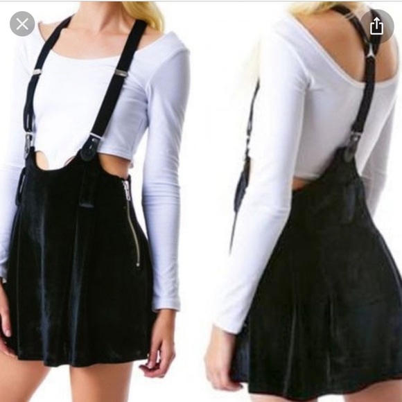 🖤UNIF EUC Dropout Suspender Skirt🖤 - Picture 2 of 3